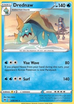 Drednaw - Vivid Voltage (Rare) [VIV-39] Hover Image