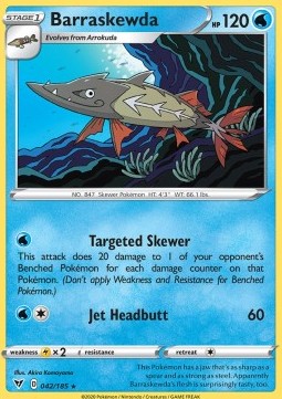 Barraskewda - Vivid Voltage (Rare) [VIV-42] Hover Image