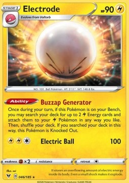 Electrode - Vivid Voltage (Holo Rare) [VIV-46] Imagen principal del producto