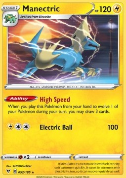 Manectric - Vivid Voltage (Rare) [VIV-52] Imagen principal del producto