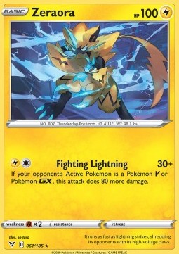 Zeraora - Vivid Voltage (Holo Rare) [VIV-61] Imagen principal del producto
