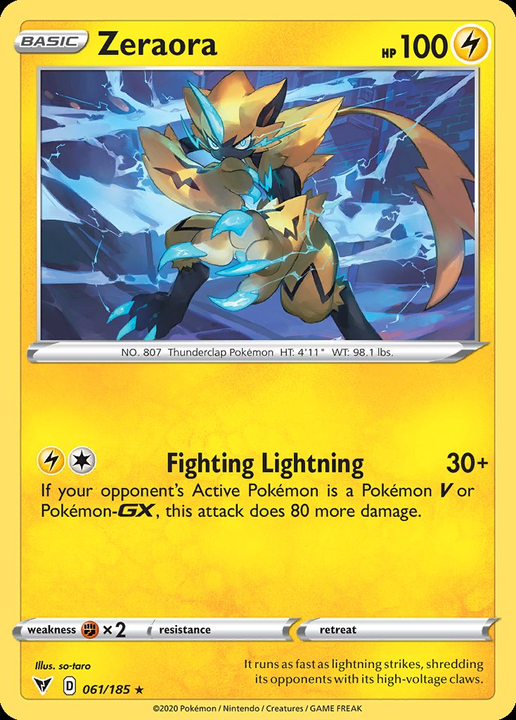 Zeraora - Vivid Voltage (Holo Rare) [VIV-61] Immagine principale del prodotto