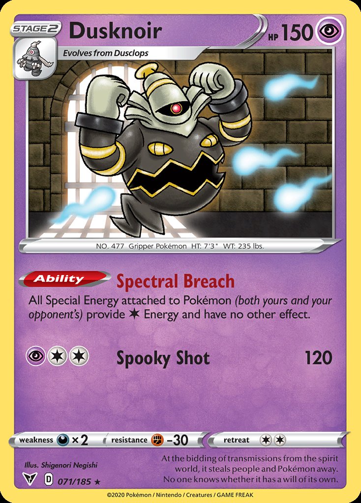 Dusknoir - Vivid Voltage (Holo Rare) [VIV-71] Immagine principale del prodotto