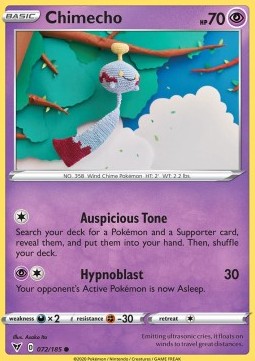 Chimecho - Vivid Voltage (Common) [VIV-72] Hover Image