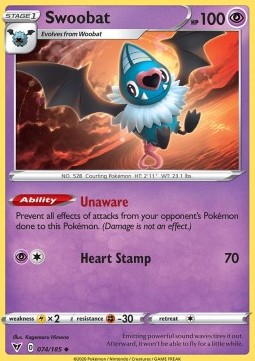 Swoobat - Vivid Voltage (Uncommon) [VIV-74] Imagen principal del producto