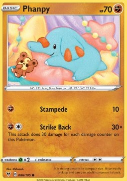 Phanpy - Vivid Voltage (Common) [VIV-86] Imagen principal del producto
