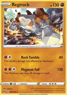 Regirock - Vivid Voltage (Holo Rare) [VIV-89] Hoofdafbeelding