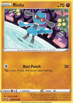 Riolu - Vivid Voltage (Common) [VIV-90] Hoofdafbeelding