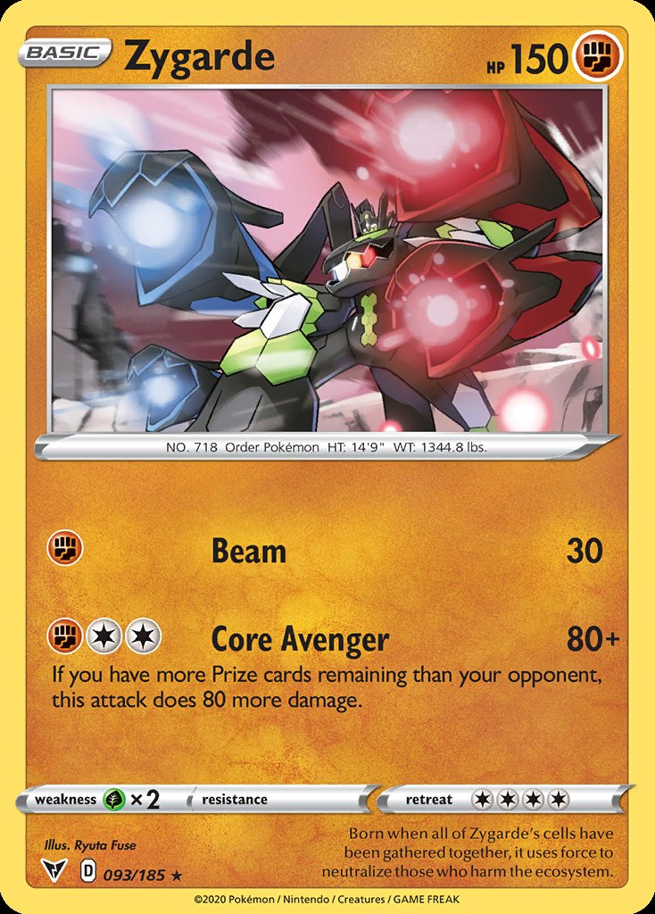 Zygarde - Vivid Voltage (Holo Rare) [VIV-93] Immagine principale del prodotto