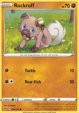 Rockruff - Vivid Voltage (Common) [VIV-94] Hover Image