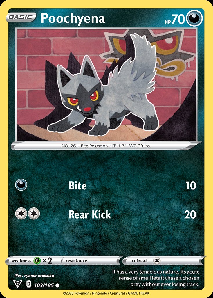 Poochyena - Vivid Voltage (Common) [VIV-103] Immagine principale del prodotto