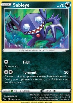Sableye - Vivid Voltage (Uncommon) [VIV-105] Imagen principal del producto