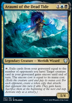 Araumi of the Dead Tide - Commander Legends (Uncommon) [CMR-267] Hoofdafbeelding