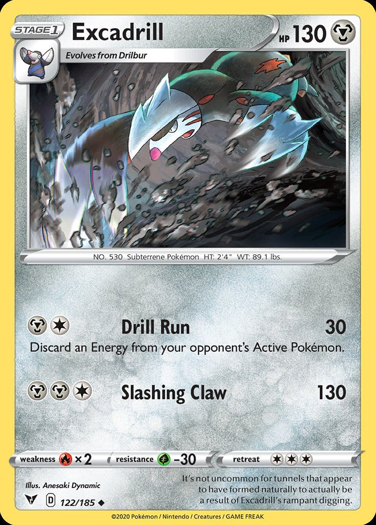 Excadrill - Vivid Voltage (Uncommon) [VIV-122] Immagine principale del prodotto