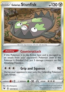 Galarian Stunfisk - Vivid Voltage (Uncommon) [VIV-125] Hover Image