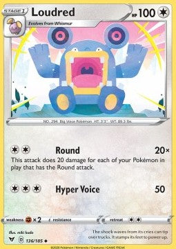 Loudred - Vivid Voltage (Uncommon) [VIV-136] Hoofdafbeelding