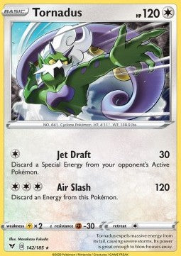 Tornadus - Vivid Voltage (Holo Rare) [VIV-142] Immagine principale del prodotto