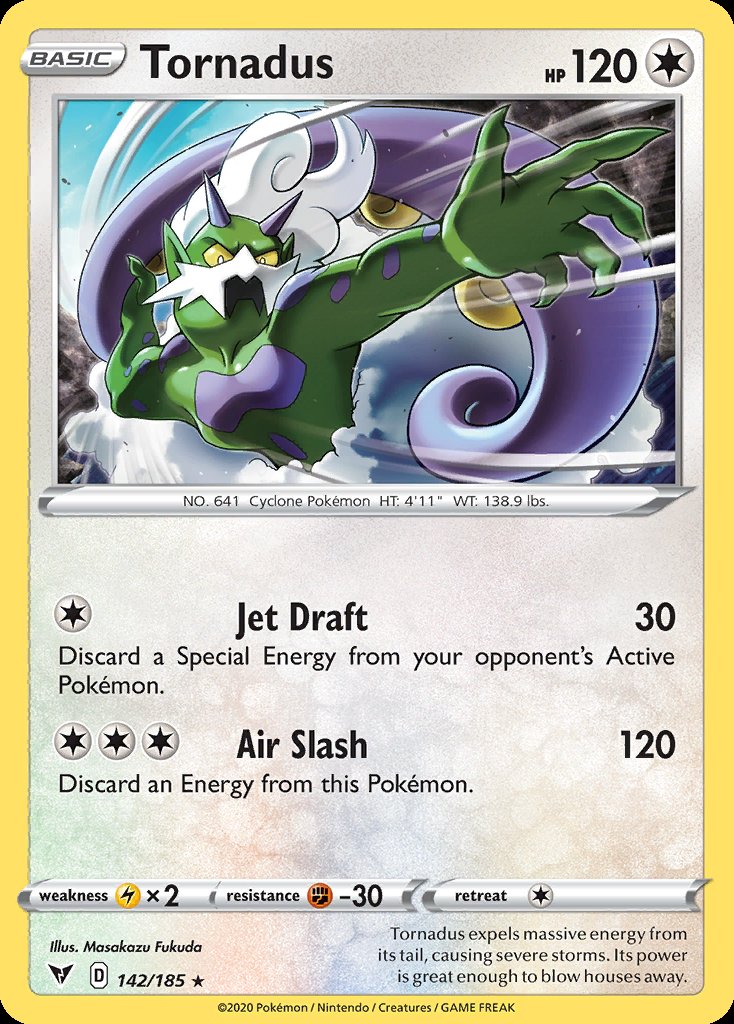 Tornadus - Vivid Voltage (Holo Rare) [VIV-142] Immagine principale del prodotto