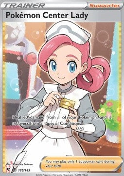 Pokémon Center Lady - Vivid Voltage (Ultra Rare) [VIV-185] Immagine principale del prodotto