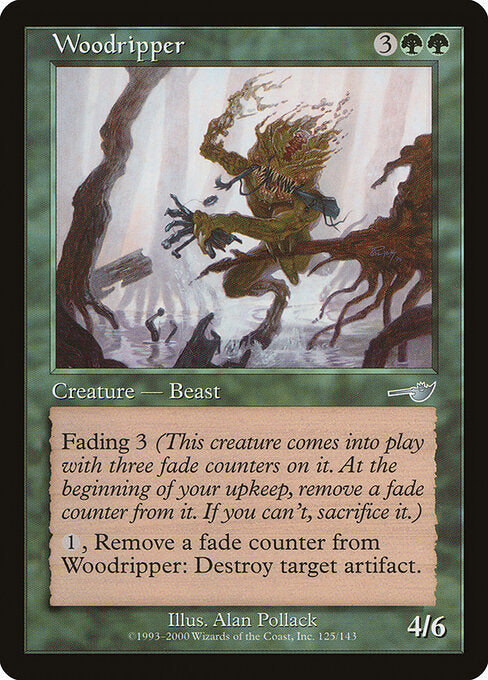 Woodripper – Nemesis (NEM-125) Magic: The Gathering card | LC-REM-20260804-15339706745164-5126b782-d74c-40ca-a9b2-a6c78f94d138