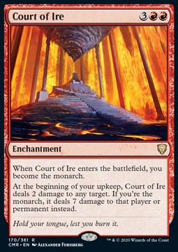 Court of Ire - Commander Legends (Rare) [CMR-170] Imagen principal del producto