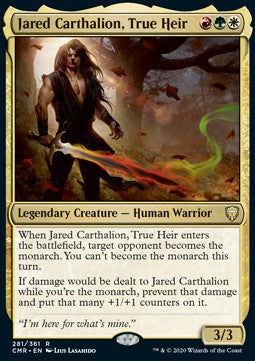 Jared Carthalion, True Heir - Commander Legends (Rare) [CMR-281] Imagen principal del producto