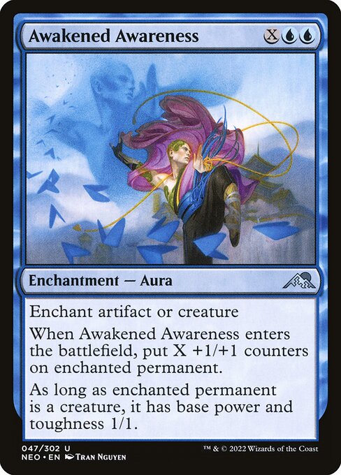 Awakened Awareness – Kamigawa: Neon Dynasty (NEO-47) Magic: The Gathering card | LC-REM-20260804-15610415612236-51378e10-2f17-445b-97e9-5c373234ba52 Hauptbild