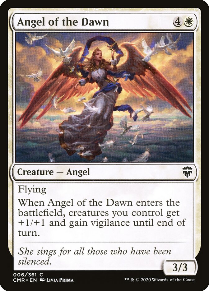Angel of the Dawn - Commander Legends (Common) [CMR-6] Main image