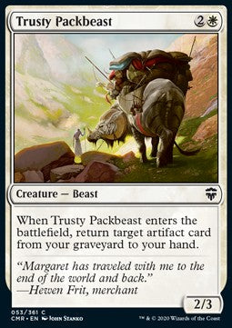Trusty Packbeast - Commander Legends (Common) [CMR-53] Imagen principal del producto