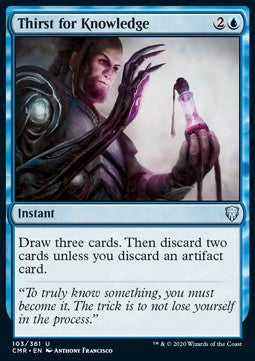 Thirst for Knowledge - Commander Legends (Uncommon) [CMR-103] Imagen principal del producto