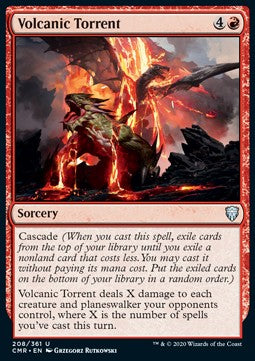 Volcanic Torrent - Commander Legends (Uncommon) [CMR-208] Immagine principale del prodotto
