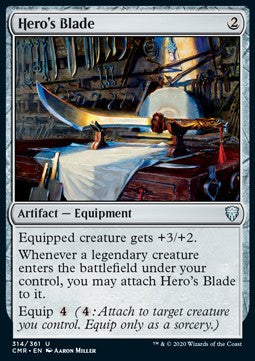 Hero's Blade - Commander Legends (Uncommon) [CMR-314] Imagen principal del producto