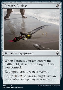 Pirate's Cutlass - Commander Legends (Common) [CMR-333] Imagen principal del producto