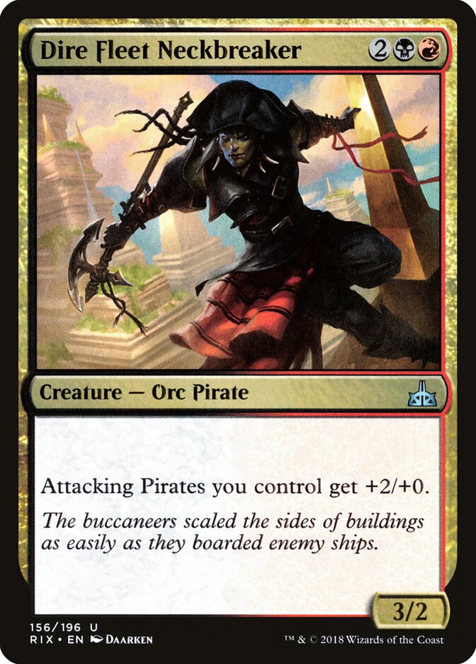 Dire Fleet Neckbreaker - Rivals of Ixalan (Uncommon) [RIX-156]