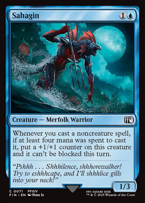 Sahagin – Final Fantasy (FIN-71) Magic: The Gathering card | LC-REM-20260804-15568988701004-516940c7-c271-4f64-af75-c7ba98548382 Main image
