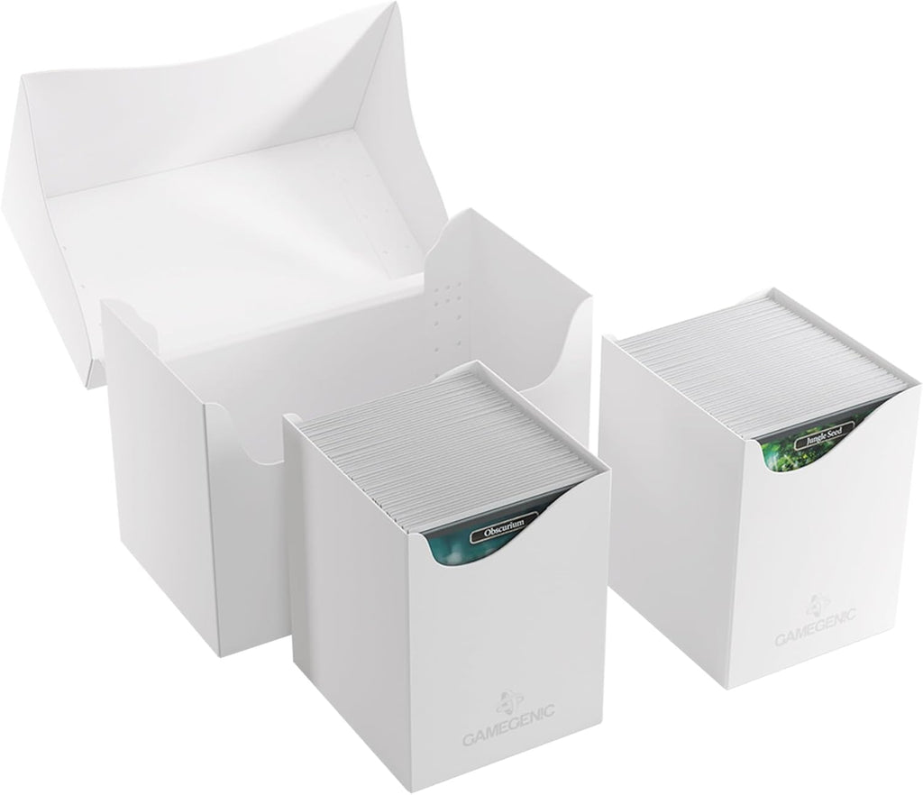 Gamegenic Double Deck Holder 200+ XL Deck Box (White)