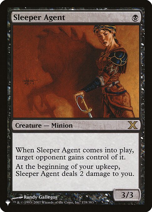 Sleeper Agent – The List (PLST-10E-178) Magic: The Gathering card | LC-REM-20260804-15151254012236-51a60896-7039-40aa-a16b-a093afb06fa2