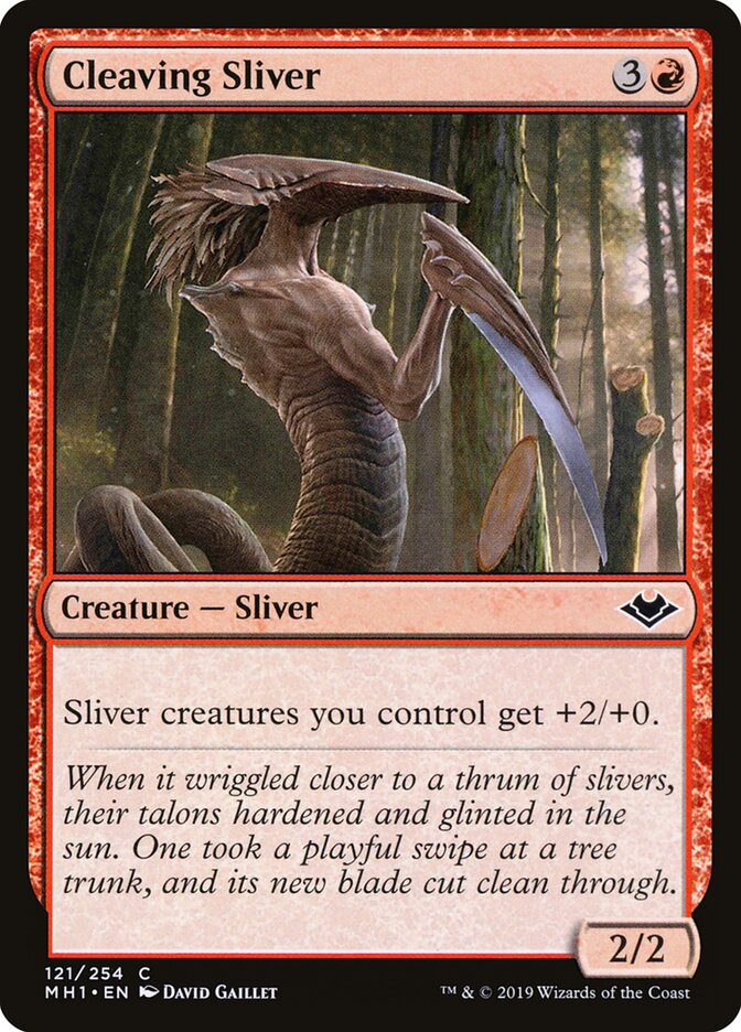 Cleaving Sliver - Modern Horizons (Common) [MH1-121]