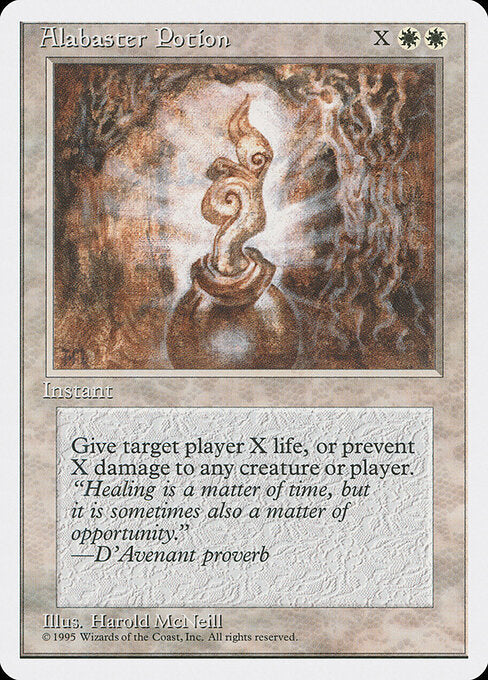 Alabaster Potion – Fourth Edition (4ED-1) Magic: The Gathering card | LC-REM-20260804-15151505539404-51c931a4-297a-4f7f-8f71-6bdcbe4e94b7 Imagen principal del producto