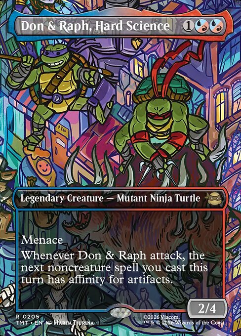 Don & Raph, Hard Science – Teenage Mutant Ninja Turtles (TMT-205) Magic: The Gathering card | LC-REM-20260804-15634922471756-51d67bd5-b704-4e9d-9c39-c045f3c7a4e5