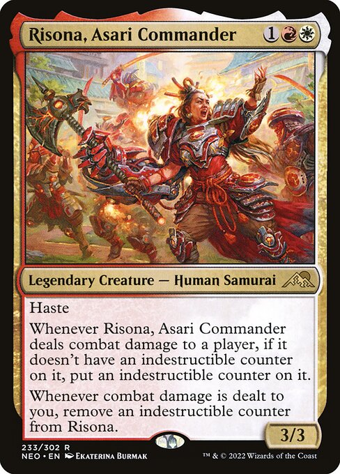 Risona, Asari Commander – Kamigawa: Neon Dynasty (NEO-233) Magic: The Gathering card | LC-REM-20260804-15339644453196-51d8f1fa-ca92-4e2e-91e8-195bdad82def Main image
