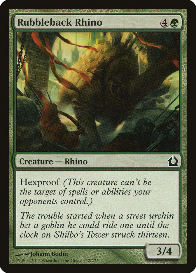 Rubbleback Rhino - Return to Ravnica (Common) [RTR-132]