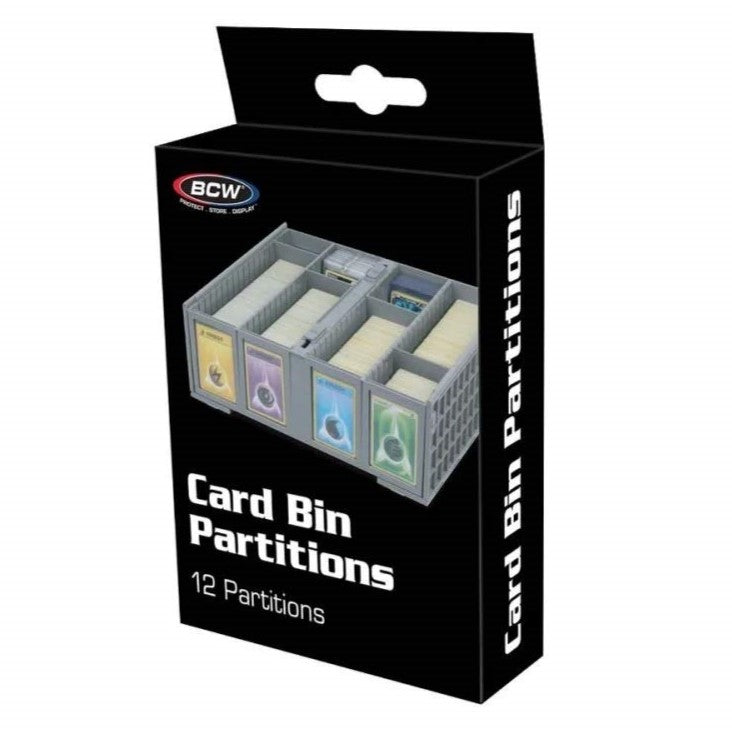 BCW Card Bin Partitions in grijs, 12 verdelers voor kaartbakken Hauptbild