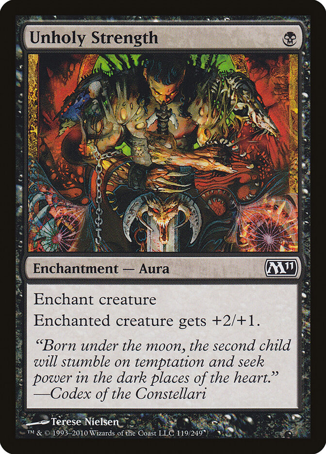 Unholy Strength - Magic 2011 (Common) [M11-119] Imagen principal del producto