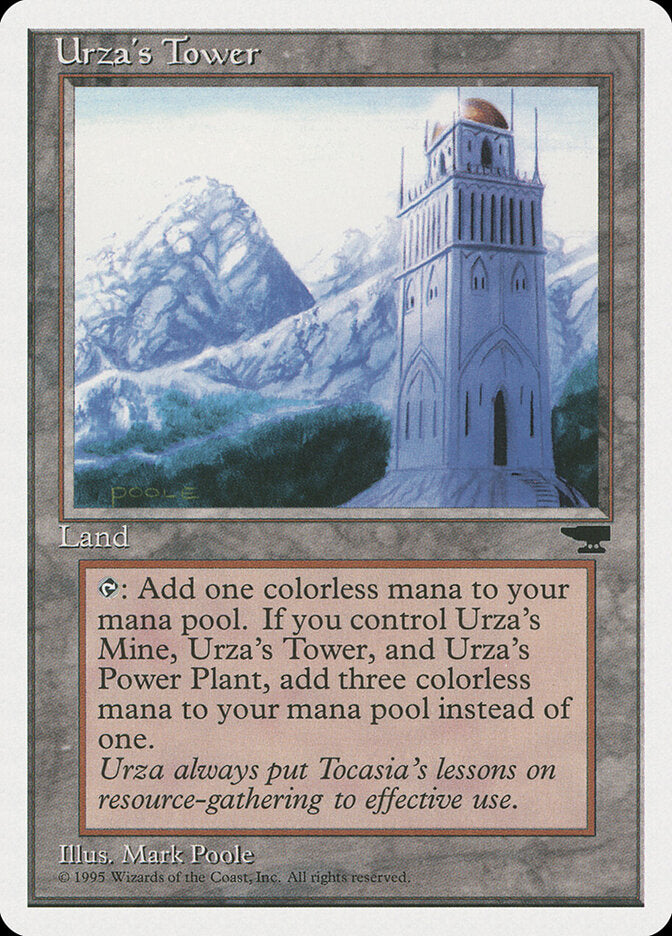 Magic-kaart Urza's Tower CHR-116c uit Chronicles (Common)