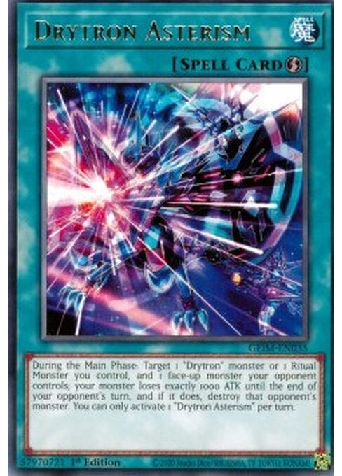 Drytron Asterism — Genesis Impact (GEIM-035) Yu-Gi-Oh! card Immagine principale del prodotto