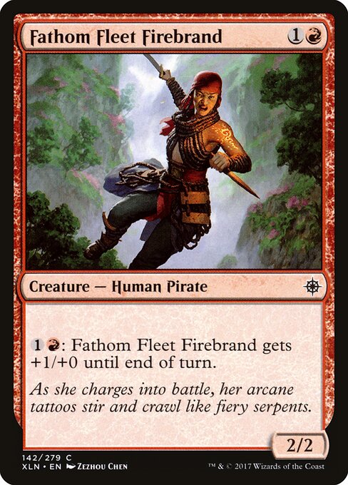 Fathom Fleet Firebrand – Ixalan (XLN-142) Magic: The Gathering card