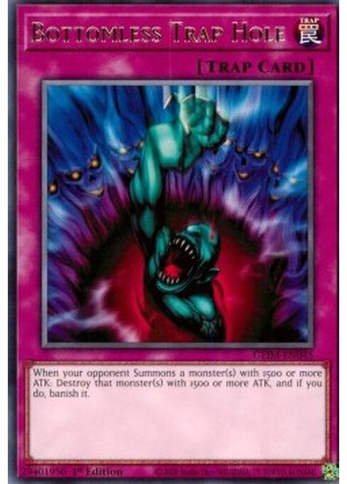 Bottomless Trap Hole — Genesis Impact (GEIM-045) Yu-Gi-Oh! card Hauptbild