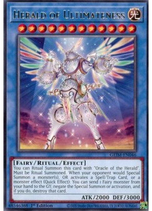 Herald of Ultimateness — Genesis Impact (GEIM-046) Yu-Gi-Oh! card Immagine principale del prodotto