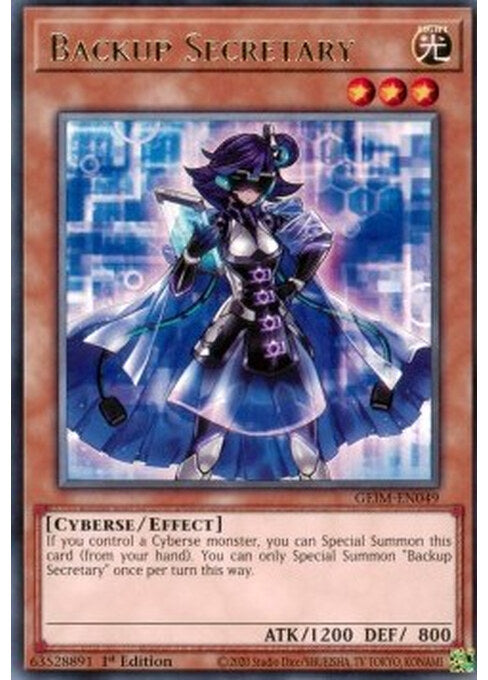 Backup Secretary — Genesis Impact (GEIM-049) Yu-Gi-Oh! card Hauptbild